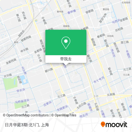 日月华庭3期-北1门地图