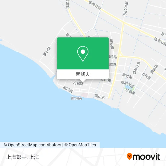 上海郊县地图
