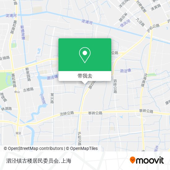 泗泾镇古楼居民委员会地图