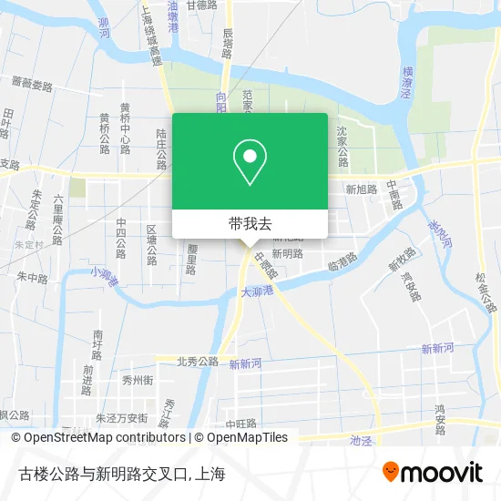 古楼公路与新明路交叉口地图