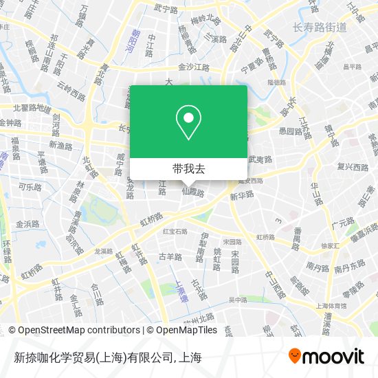 新捺咖化学贸易(上海)有限公司地图