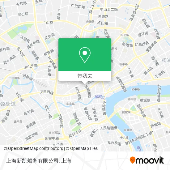 上海新凯船务有限公司地图