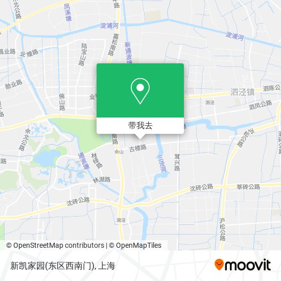 新凯家园(东区西南门)地图