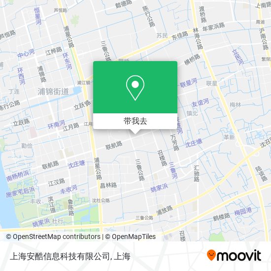 上海安酷信息科技有限公司地图