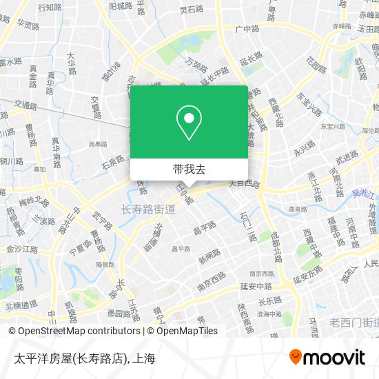 太平洋房屋(长寿路店)地图