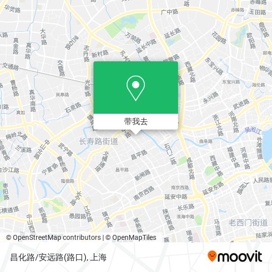 昌化路/安远路(路口)地图