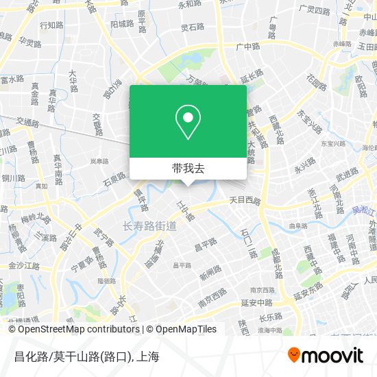 昌化路/莫干山路(路口)地图