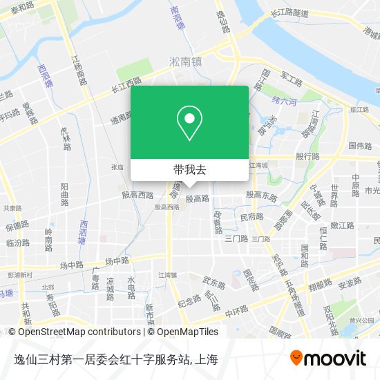 逸仙三村第一居委会红十字服务站地图