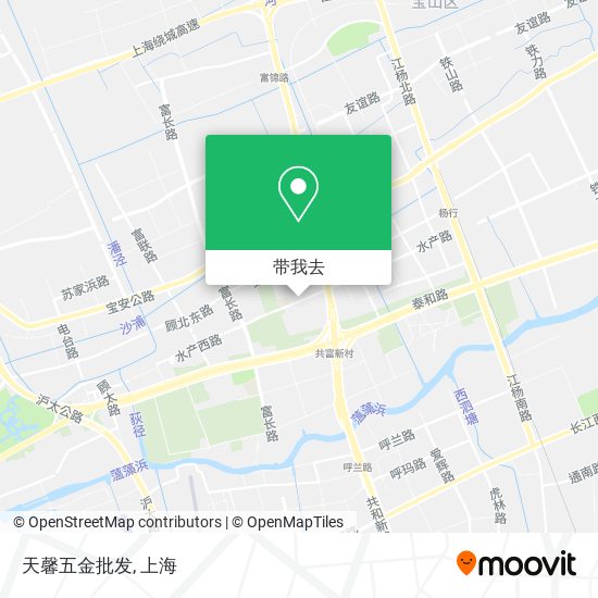天馨五金批发地图