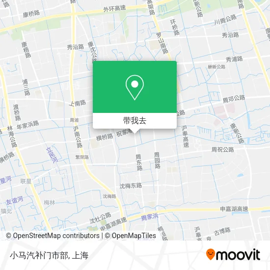 小马汽补门市部地图