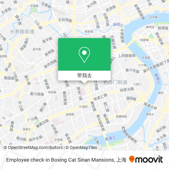 Employee check-in Boxing Cat Sinan Mansions地图