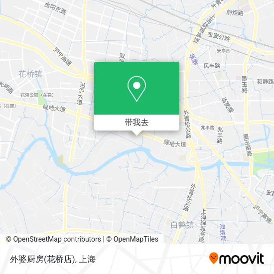 外婆厨房(花桥店)地图