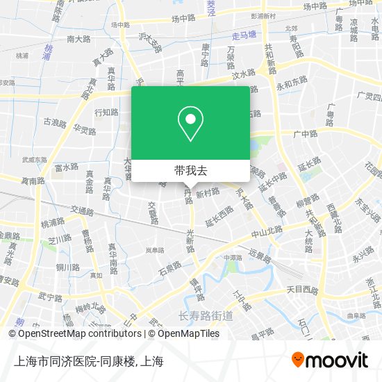 上海市同济医院-同康楼地图
