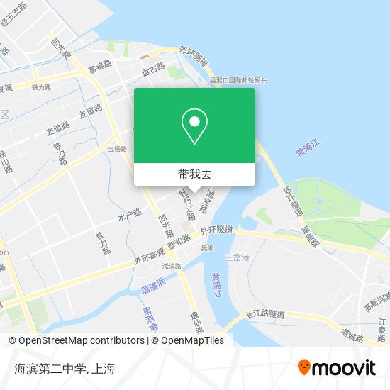 海滨第二中学地图