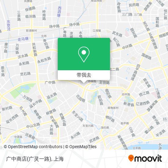 广中商店(广灵一路)地图