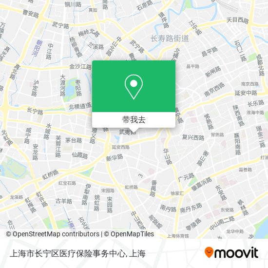 上海市长宁区医疗保险事务中心地图