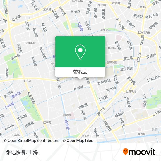 张记快餐地图