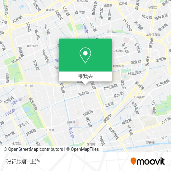 张记快餐地图