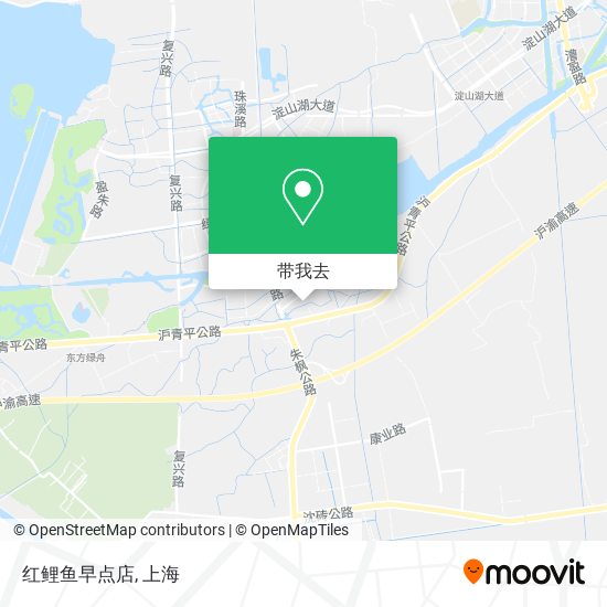 红鲤鱼早点店地图