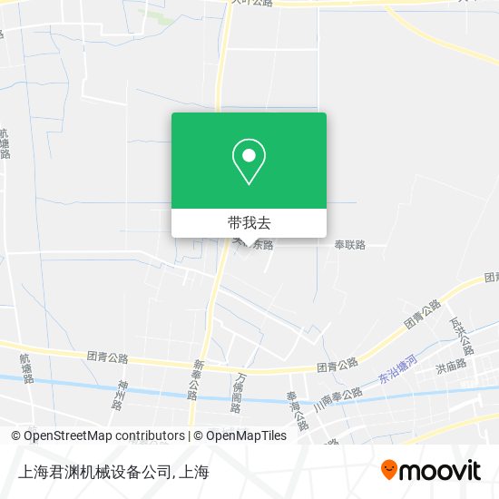 上海君渊机械设备公司地图