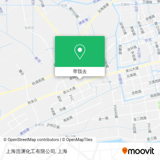 上海浩渊化工有限公司地图