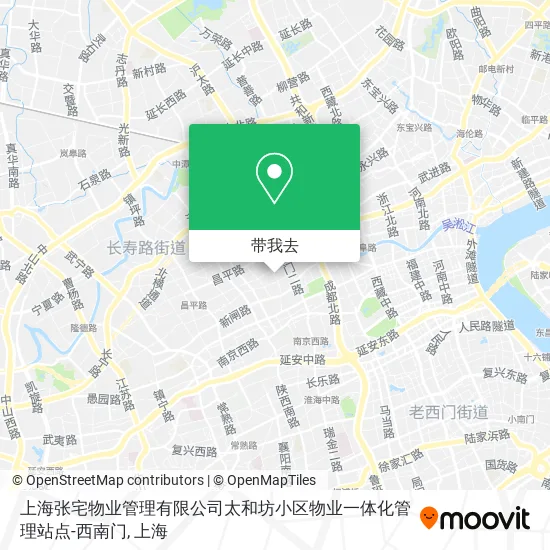 上海张宅物业管理有限公司太和坊小区物业一体化管理站点-西南门地图
