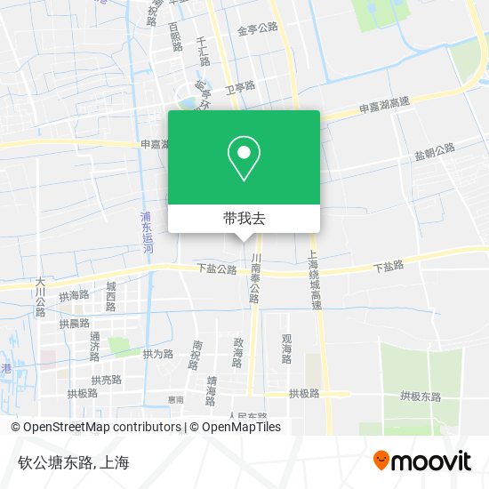 钦公塘东路地图