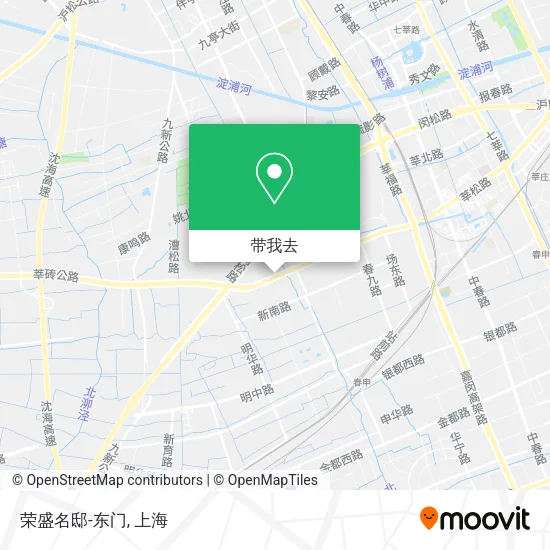 荣盛名邸-东门地图