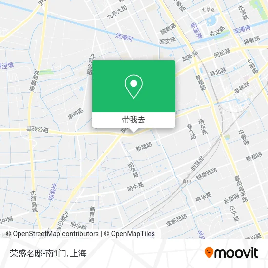 荣盛名邸-南1门地图