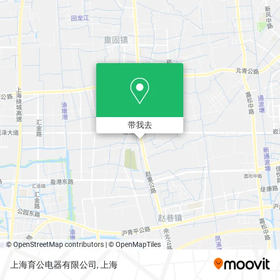 上海育公电器有限公司地图