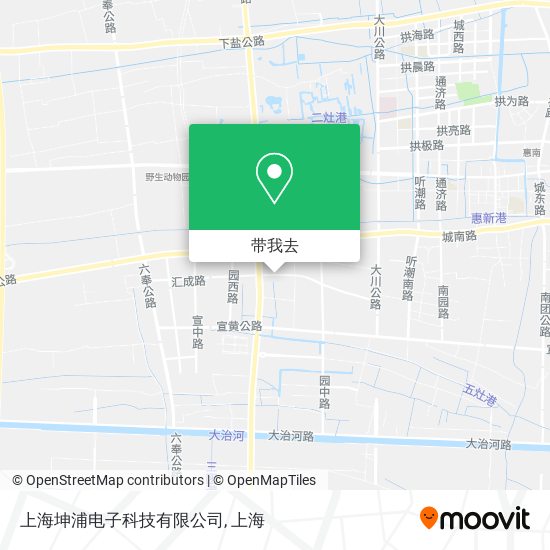 上海坤浦电子科技有限公司地图