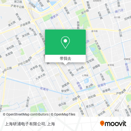 上海研浦电子有限公司地图