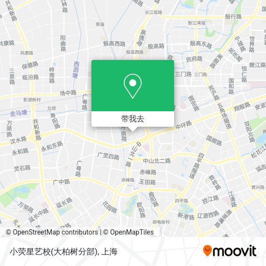 小荧星艺校(大柏树分部)地图