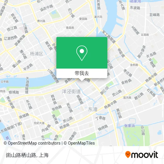 崮山路栖山路地图