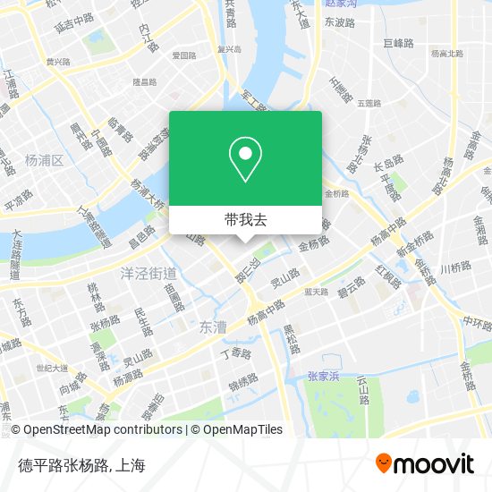 德平路张杨路地图