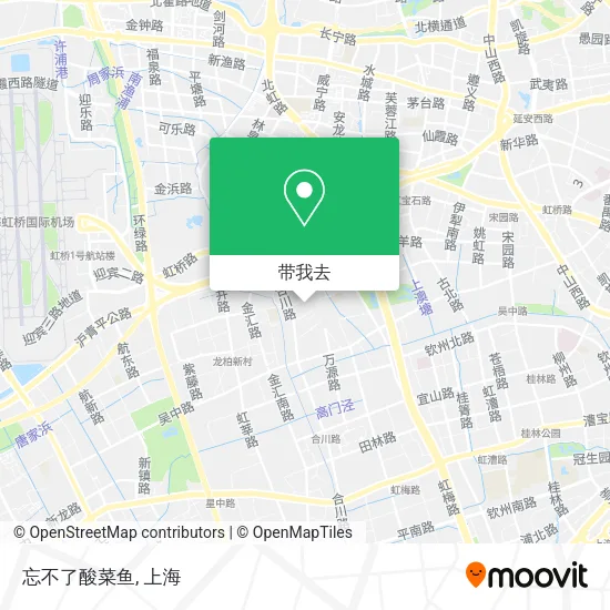 忘不了酸菜鱼地图
