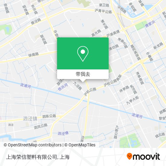 上海荣信塑料有限公司地图
