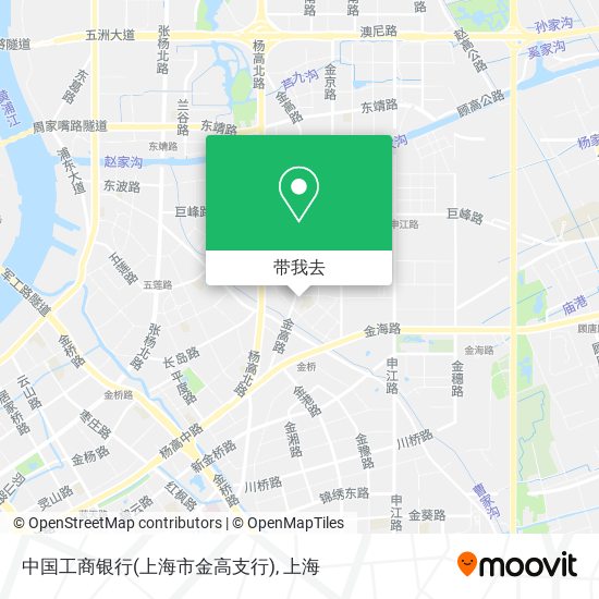 中国工商银行(上海市金高支行)地图