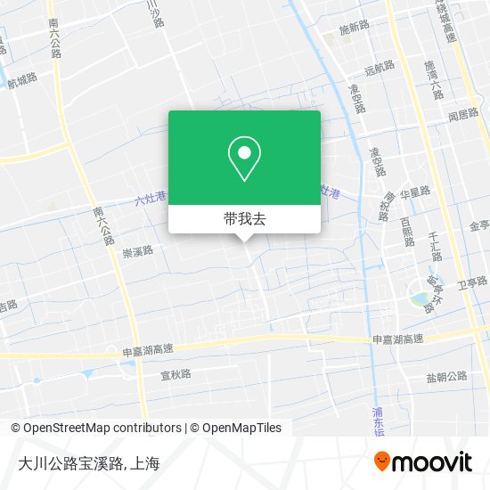 大川公路宝溪路地图