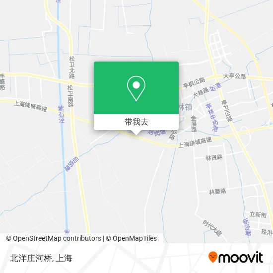 北洋庄河桥地图