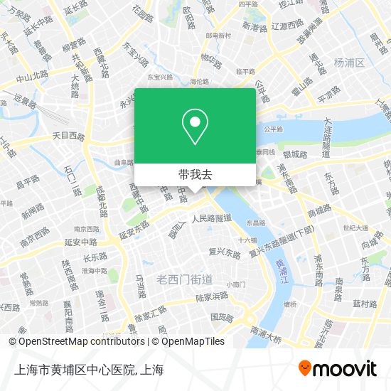 上海市黄埔区中心医院地图