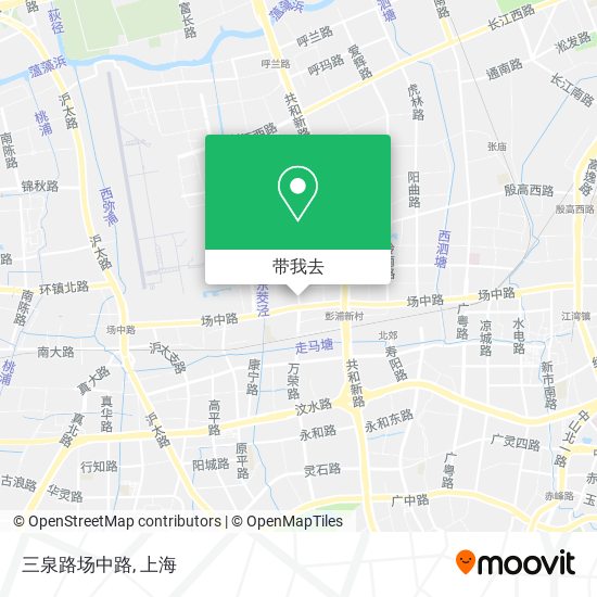 三泉路场中路地图