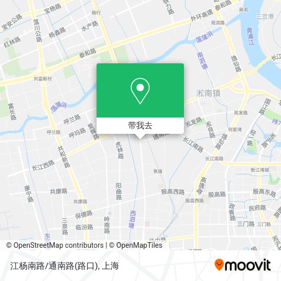 江杨南路/通南路(路口)地图