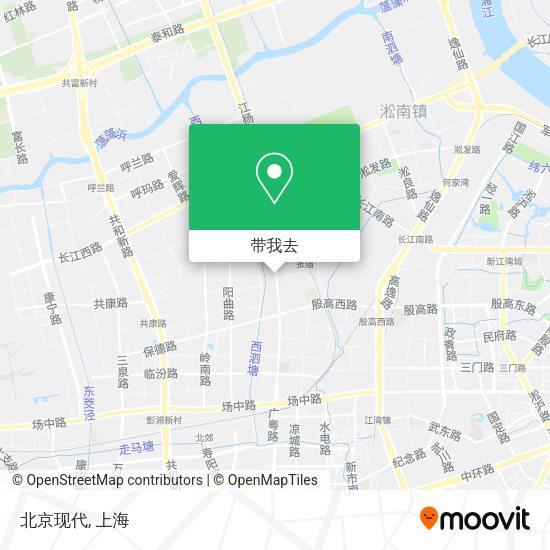 北京现代地图
