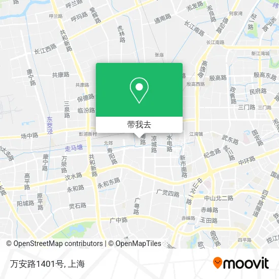 万安路1401号地图