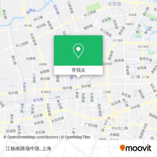 江杨南路场中路地图