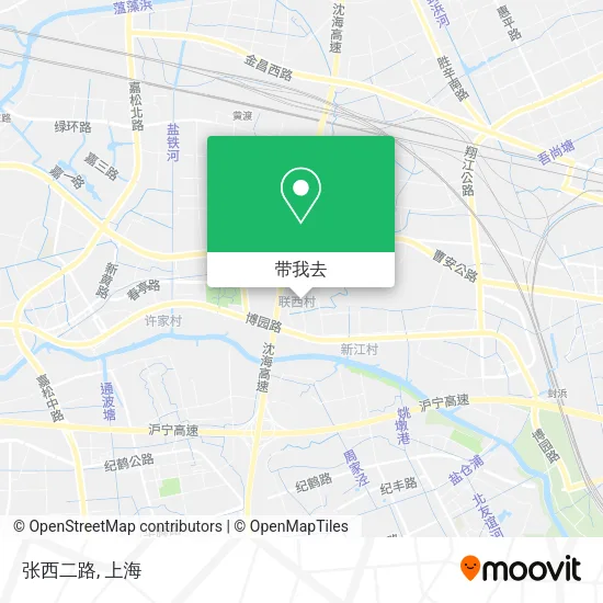 张西二路地图