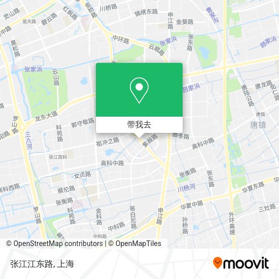 张江江东路地图