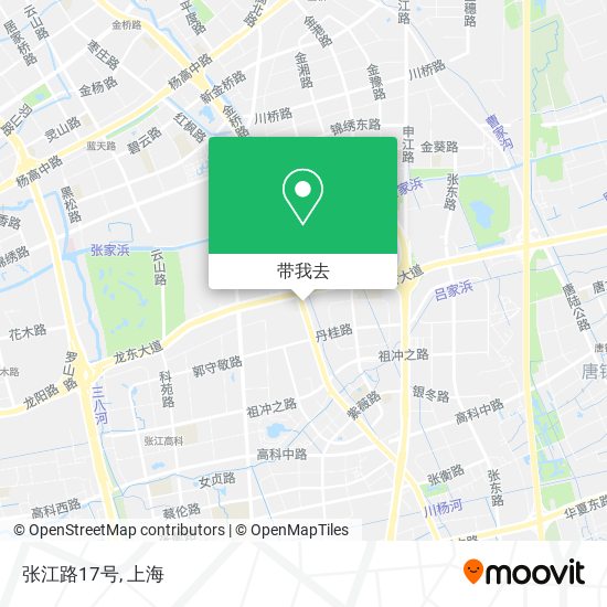 张江路17号地图