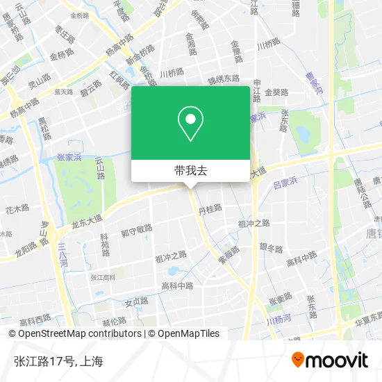 张江路17号地图